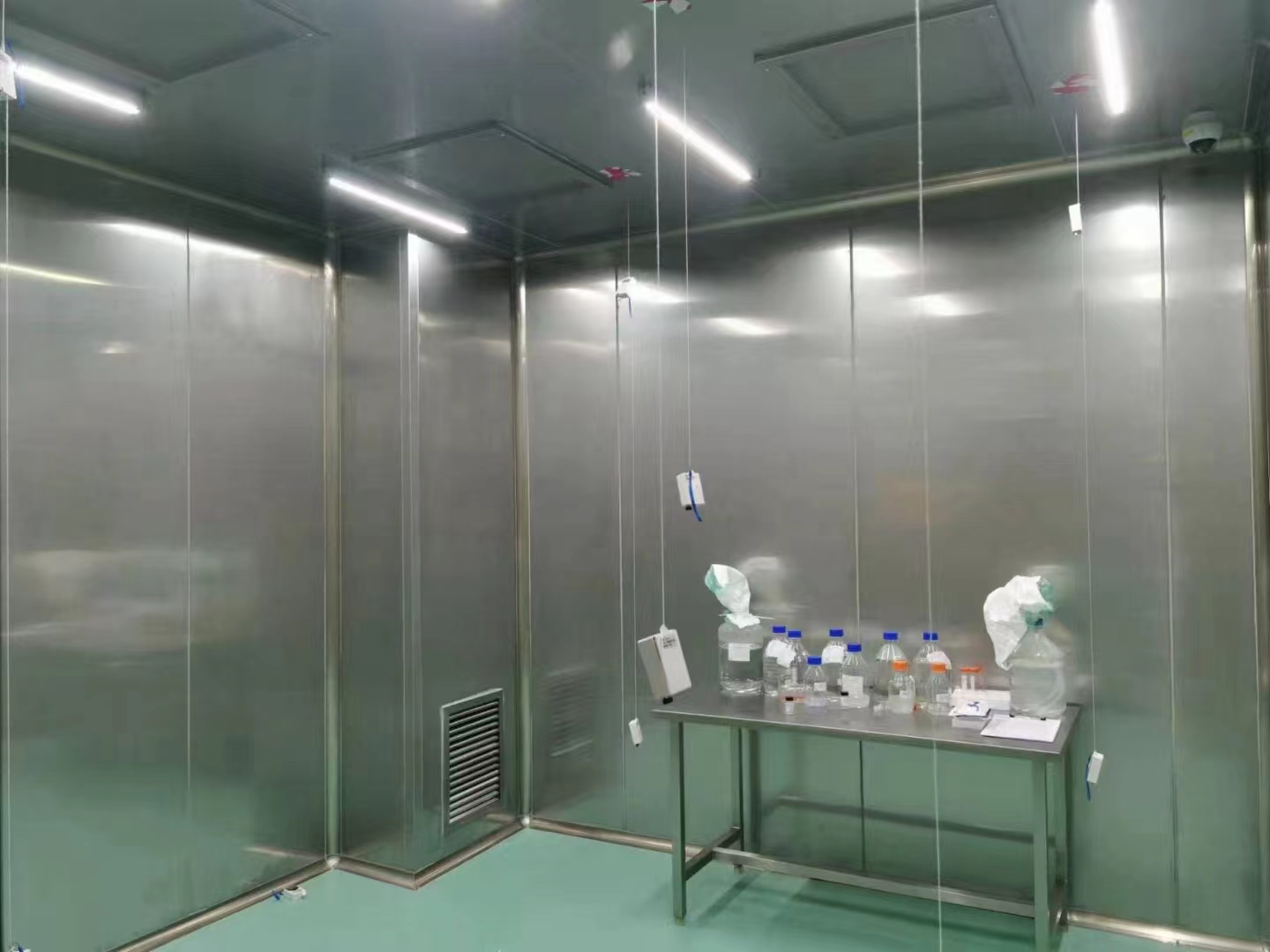 凈化冷庫驗證現場